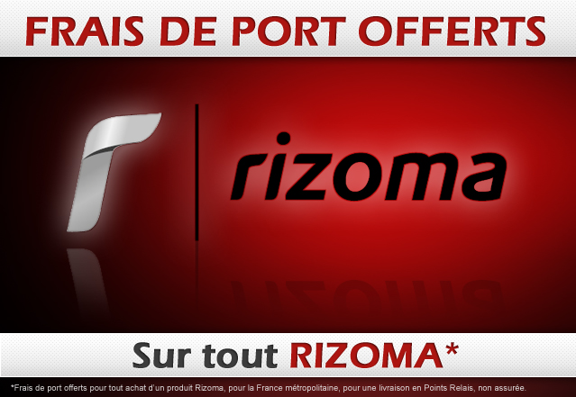 Frais de port offerts sur tout Rizoma